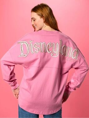 Disneyland Logo Spirit Jersey® for Adults – Rose Pearl